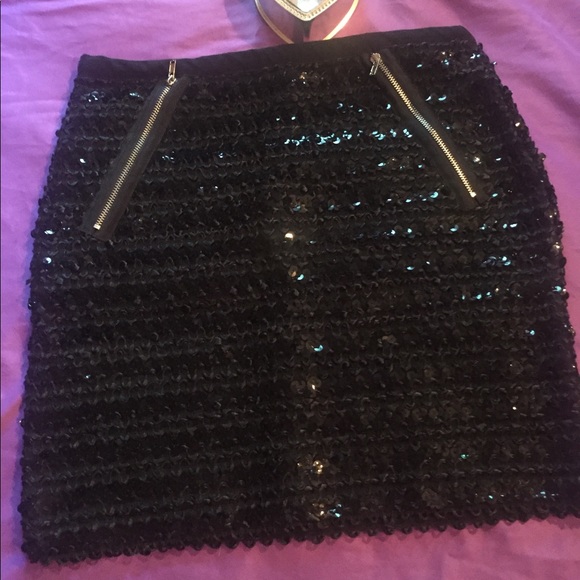 Sequin mini skirt - Picture 2 of 4